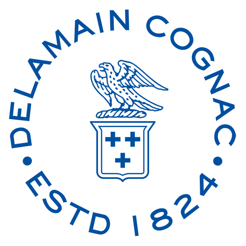 Delamain Cognac Eagle Stamp Logo – Blue