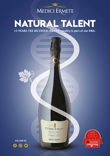 Concerto Reggiano Lambrusco Sell Sheet – 13th Tre Bicchieri Award
