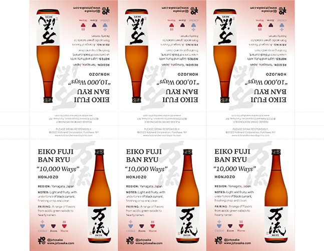 Shelf Talkers – Kobrand Wine & Spirits