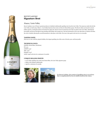 Signature Brut Fact Sheet