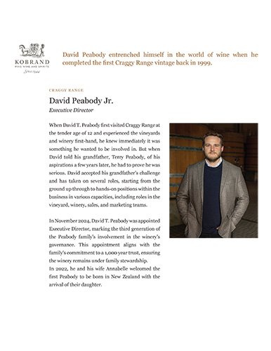 David Peabody Jr., Executive Director
