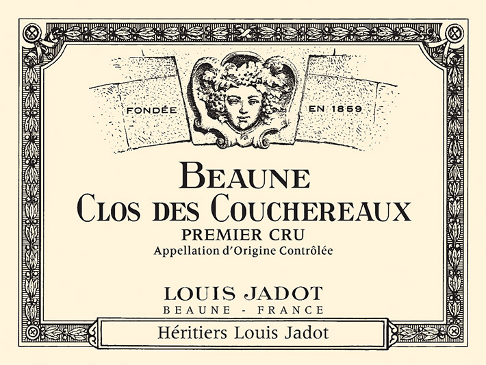 Beaune Clos des Couchereaux Premier Cru Front Label