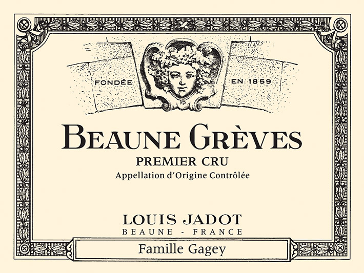 Beaune Grèves Premier Cru Front Label