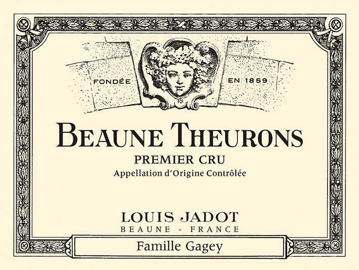 Beaune Theurons Premier Cru Front Label