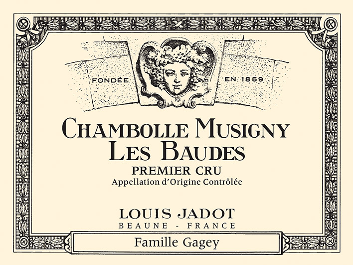 Chambolle-Musigny Les Baudes Premier Cru Front Label
