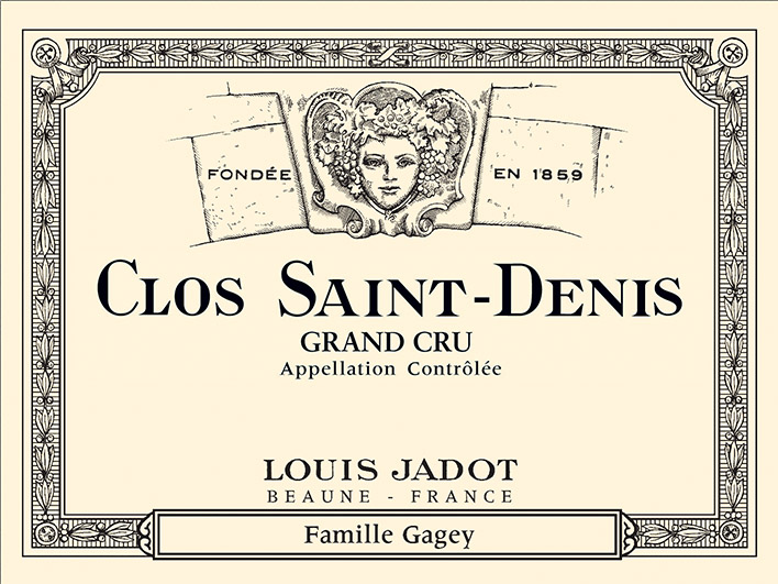 Clos-Saint-Denis Grand Cru Front Label