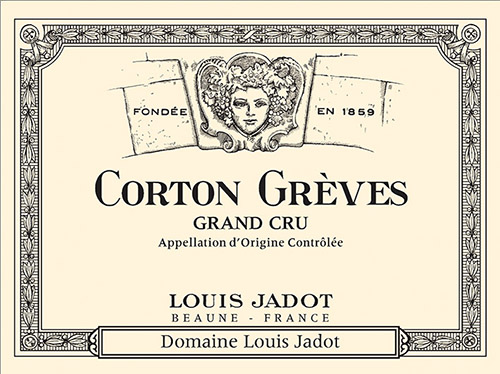 Corton-Grèves Grand Cru Front Label