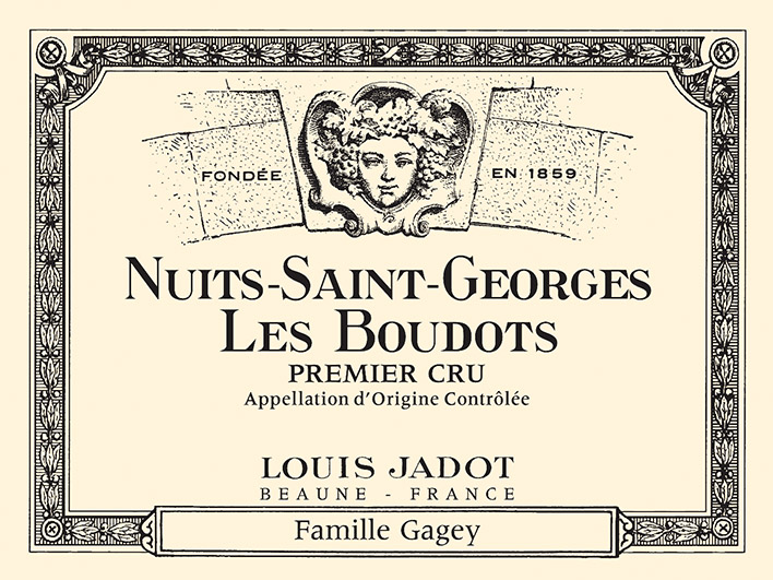 Nuits-Saint-Georges Les Boudots Premier Cru Front Label