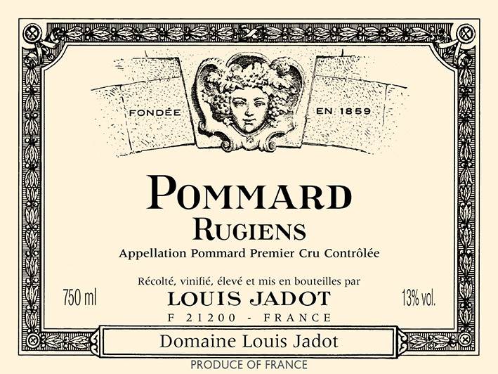 Pommard Rugiens Premier Cru