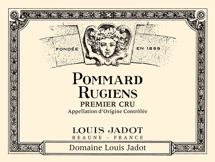 Pommard Rugiens Premier Cru Front Label
