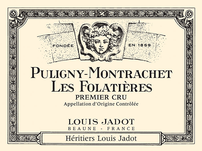 Puligny-Montrachet Les Folatières Premier Cru Front Label