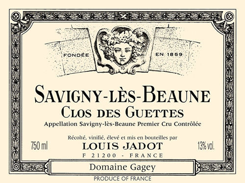Savigny-lès-Beaune Clos des Guettes Premier Cru Blanc Front Label