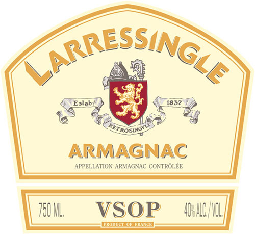 VSOP Armagnac Front Label