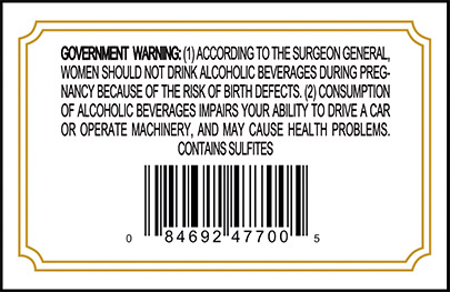 Le Difese Toscana IGT Back Label