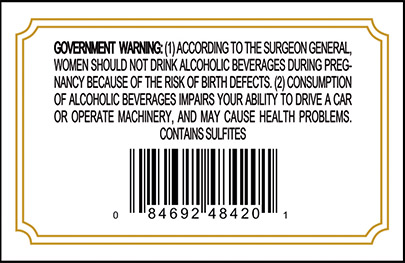 Guidalberto Toscana IGT Back Label