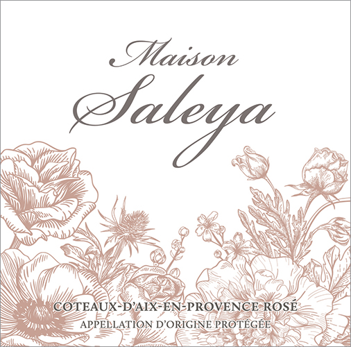 Maison Saleya Rosé Front Label