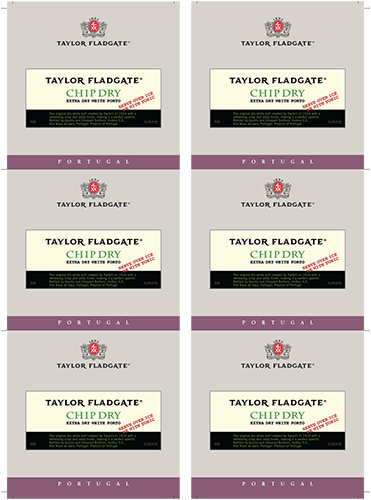 Chip Dry White Porto Wine Card