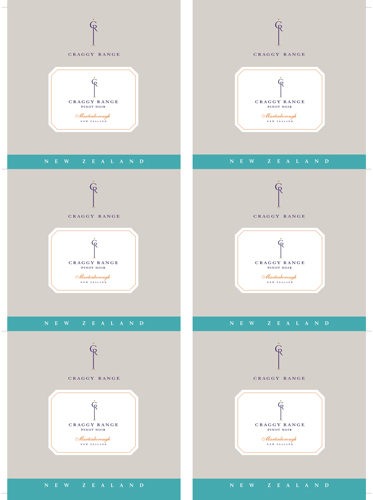 Martinborough Pinot Noir Wine Cards