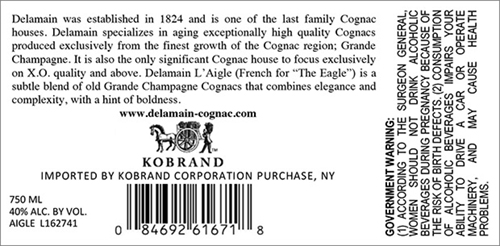 L’Aigle Back Label