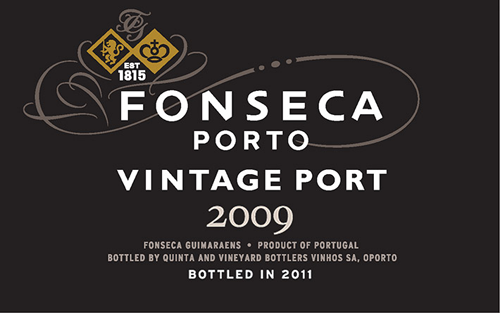 Classic Vintage Porto 2009 Front Label