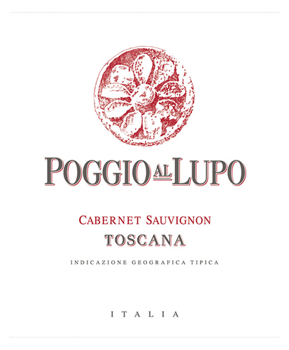 Poggio al Lupo Maremma IGT Front Label