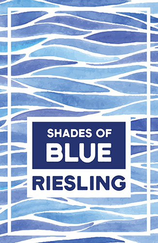 Shades of Blue Riesling Front Label