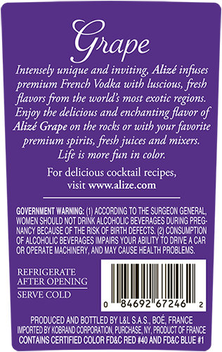 Grape Back Label (750ml)