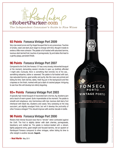 Fonseca eRobertParker.com Sell Sheet – 90+ Point Scores