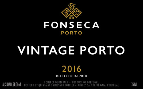 Classic Vintage Porto 2016 Front Label