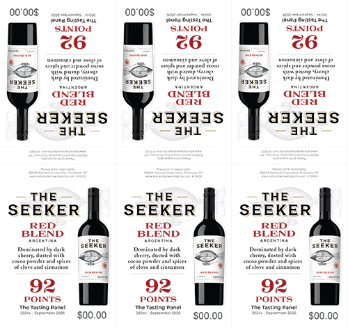 Red Blend (Argentina) 2024 Tasting Panel Shelf Talker (Editable PDF) – 92 Points