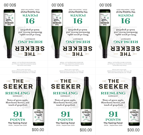 Riesling (Germany) 2024 Tasting Panel Shelf Talker (Editable PDF) – 91 Points