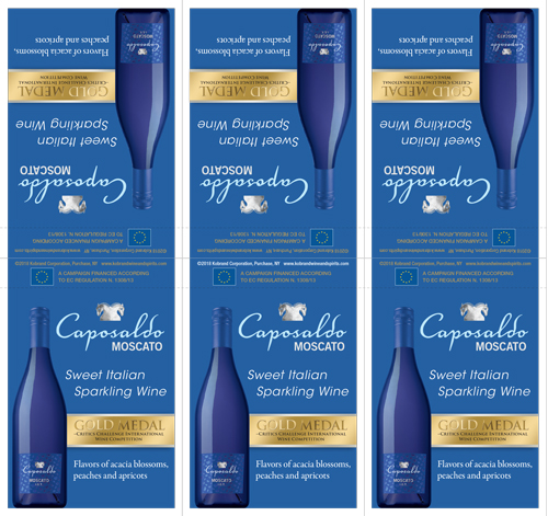 Moscato IGT Shelf Talker