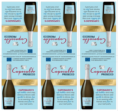 Prosecco DOC Shelf Talker