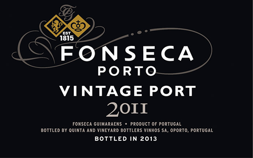 Classic Vintage Porto 2011 Front Label