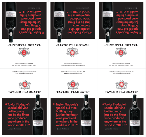 Quinta de Vargellas Vinha Velha Vintage Porto 2011 Shelf Talker