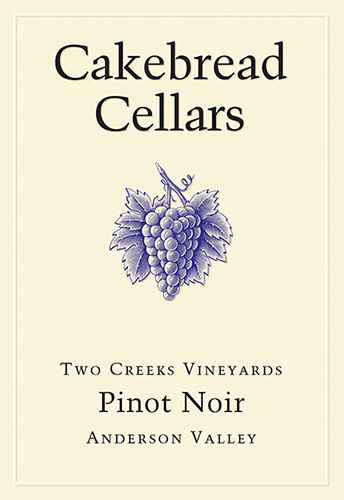Two Creeks Vineyards Pinot Noir Front Label