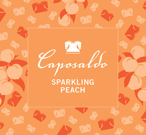Sparkling Peach Front Label