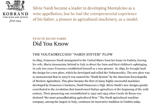 Tenute Silvio Nardi – Did You Know?