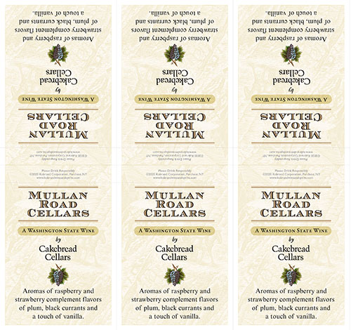Mullan Road Cellars – A Washington State Wine Shelf Talkers