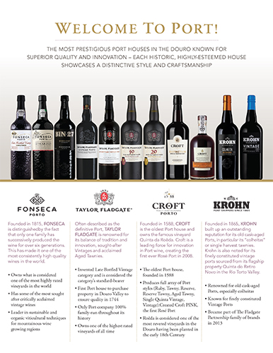 Fonseca, Taylor Fladgate & Croft Family Sell Sheet