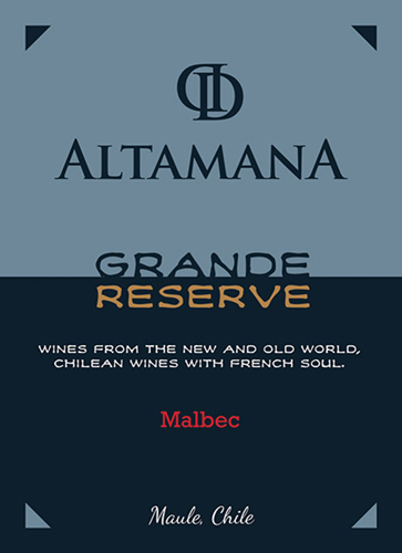 Grande Reserve Malbec Front Label