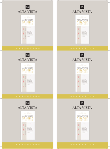 Single Vineyard Alizarine Wine Card