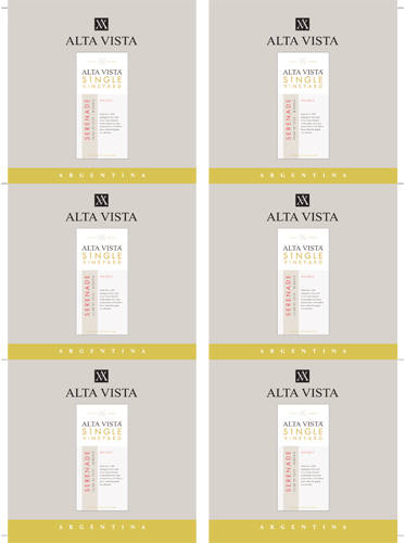 Single Vineyard Serenade Wine Card