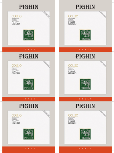 Pinot Grigio Collio Wine Card