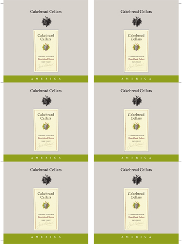 Benchland Select Cabernet Sauvignon Wine Card
