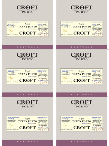 10 Year Old Tawny Porto Wine Card