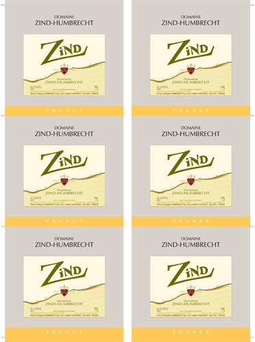 Zind Wine Card