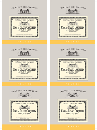 Moulin-à-Vent Clos du Grand Carquelin Wine Card
