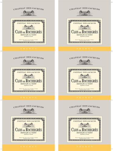 Moulin-à-Vent Clos de Rochegrès Wine Card