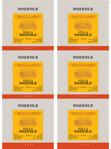 Villa Nozzole Chianti Classico DOCG Wine Card